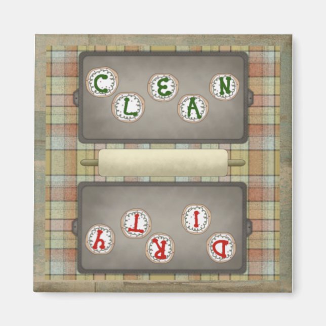 Imã Cookies de íman e pinos rolantes da máquina de lav (Frente)