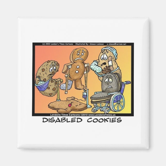 Imã Cookies desativados Presentes engraçados na Intern (Frente)