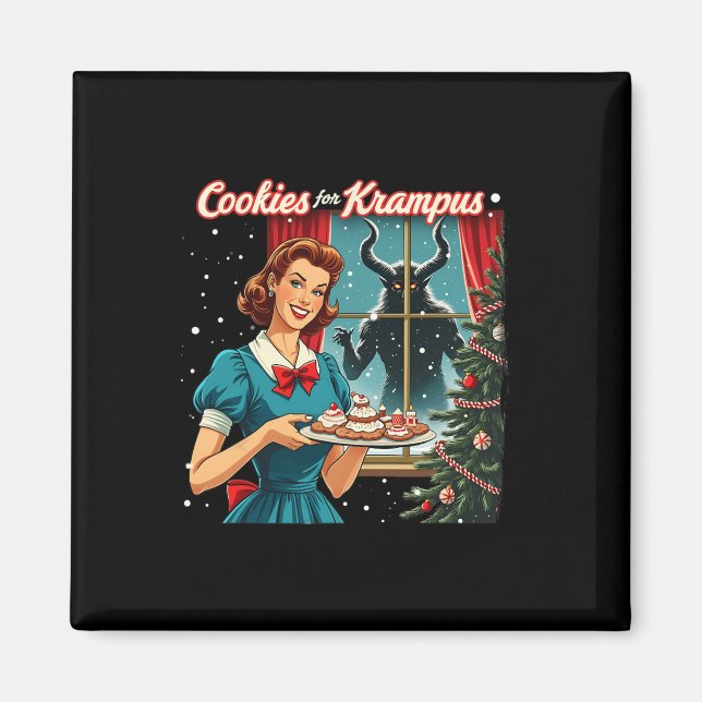 Imã Cookies Para Krampus Engraçado Natal Xmas Krampus  (Frente)