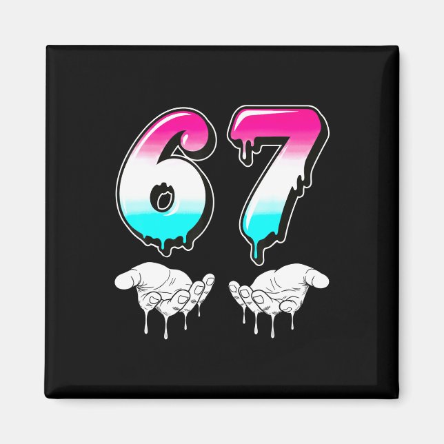 Imã Cool Six Seven 6 7 Meme Geração Alpha Gíria Fantas (Frente)