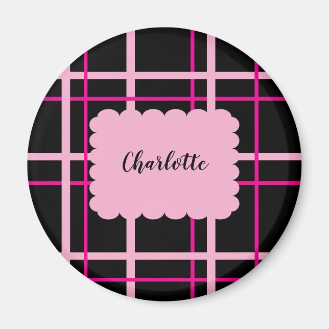 Imã Cool Striped Pattern (Frente)