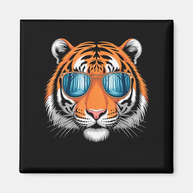 Imã Cool Tiger Costume For Men Women Kids Pattern Tige (Frente)