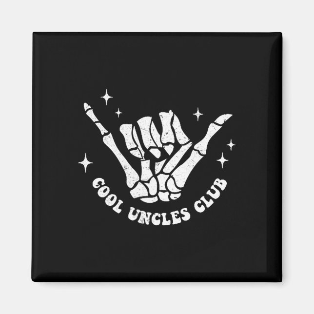 Imã Cool Uncles Club Uncle Cke Birthday Father's Day  (Frente)