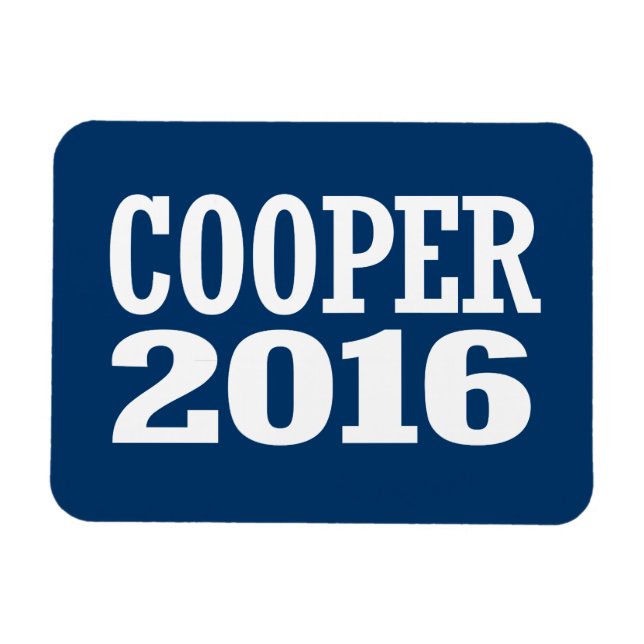 Ímã Cooper - Roy Cooper 2016 (Horizontal)