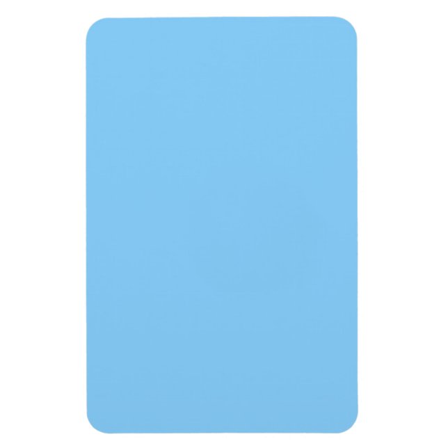 Ímã Coordenada de Cor Azul do Céu Claro (Vertical)