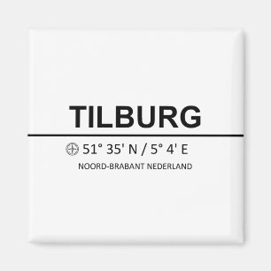 Imã Coordenadas de Tilburg - Coordenadas de Tilburg