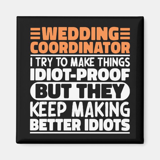 Imã Coordenador De Casamento Eu Tento Engraçado (Frente)