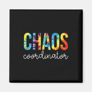 Imã Coordenador do Caos Tie Dye Apreciação Dia De Volt