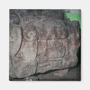 Imã Copan Honduras Mayan Ruins Color Foto Designada