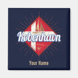 Imã Copenhaga Capital Dinamarca - Navio retrô à vela