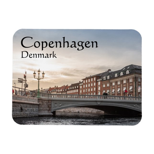Ímã Copenhaga Dinamarca (Horizontal)
