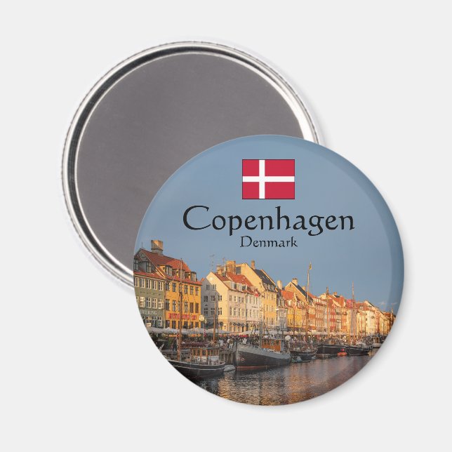 Imã Copenhaga Dinamarca (Front/Back)