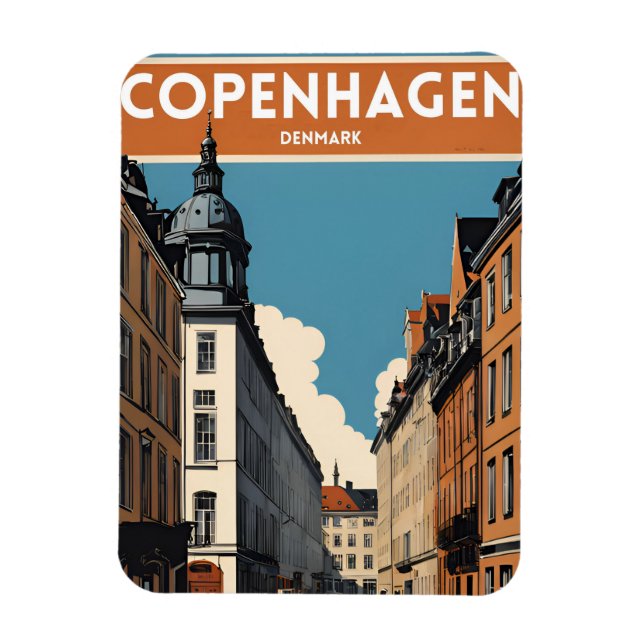 Ímã Copenhaga Dinamarca (Vertical)
