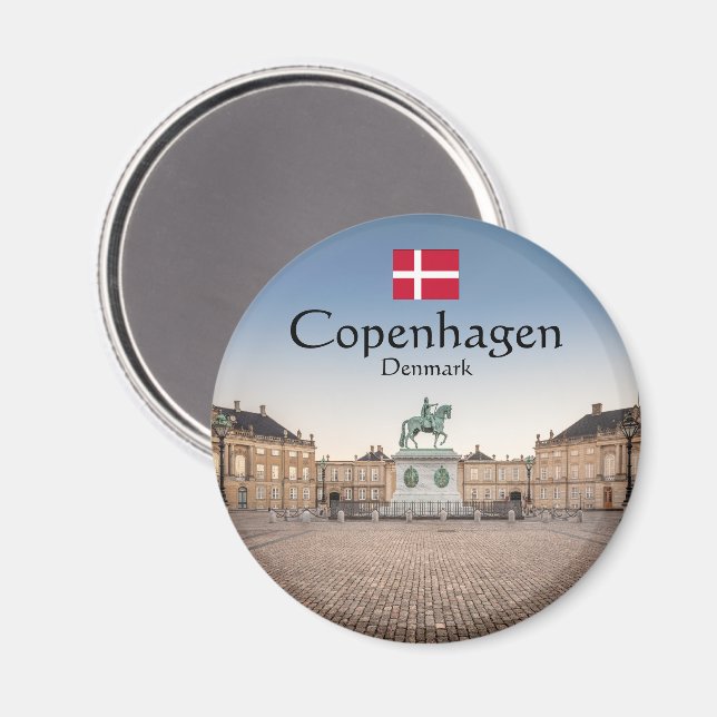 Imã Copenhague Dinamarca (Front/Back)