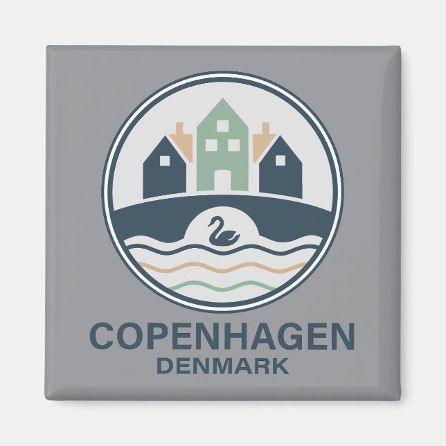 Imã Copenhague Dinamarca Europa (Frente)