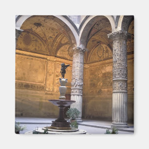 Imã Cópia de Putto com Dolphin de Andrea del del