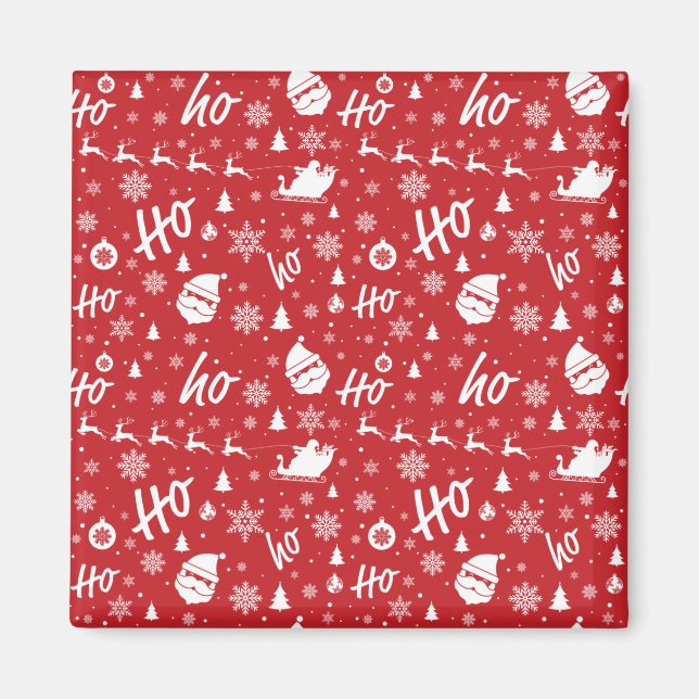 Imã Cópia do padrão de Natal (Frente)