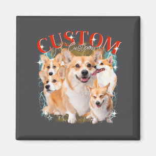 Imã Cópia Ilegal Vintage Cães Gatos Animais Divertidos