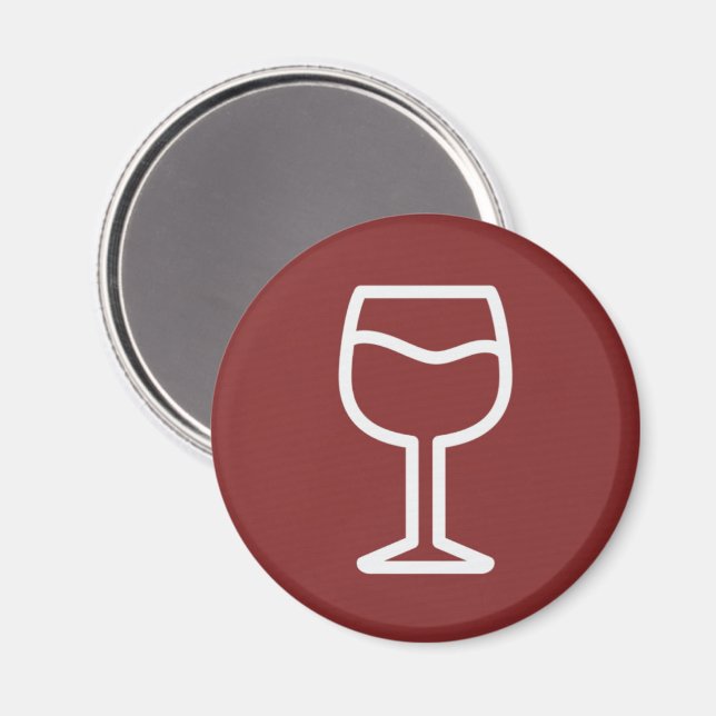 Imã Copo de Vinho (Front/Back)