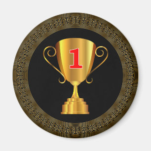 Imã Copo dourado do troféu