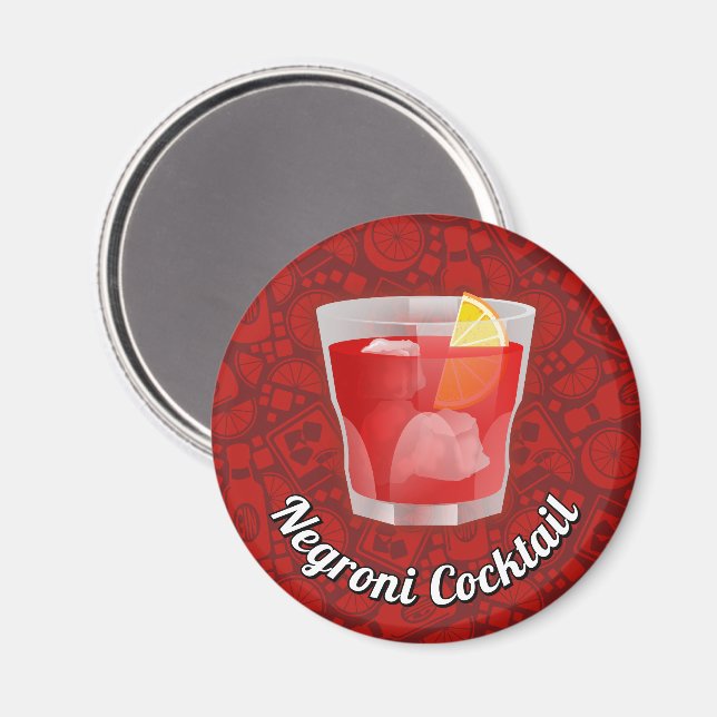 Imã Coquetel Negroni (Front/Back)
