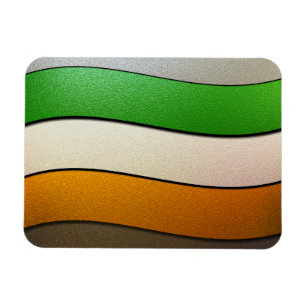 Ímã Cor-Cromo da bandeira de Ireland por Shirley