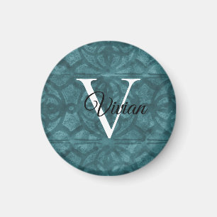 Imã Cor da Água Azul do Mar