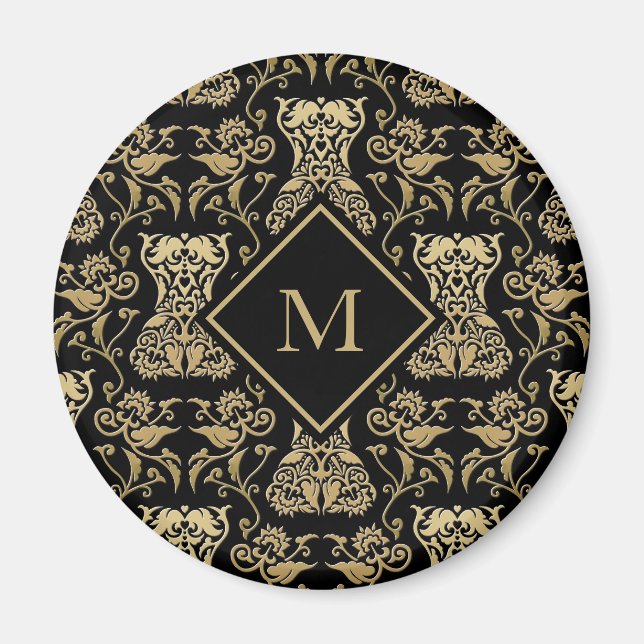 Imã Cor damasco do Corset Floral (Frente)