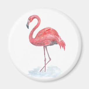 Imã Cor de água rosa Flamingo.