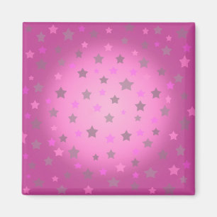 Imã Cor-de-rosa e cinza stars o ímã