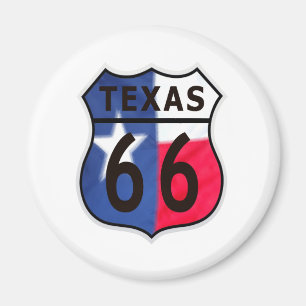 Imã Cor de Texas da rota 66
