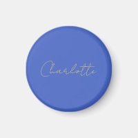 Cor Dourada da caligrafia Nome Personalizado Real