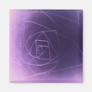 Imã Cor espiritual abstrato roxo Yaie