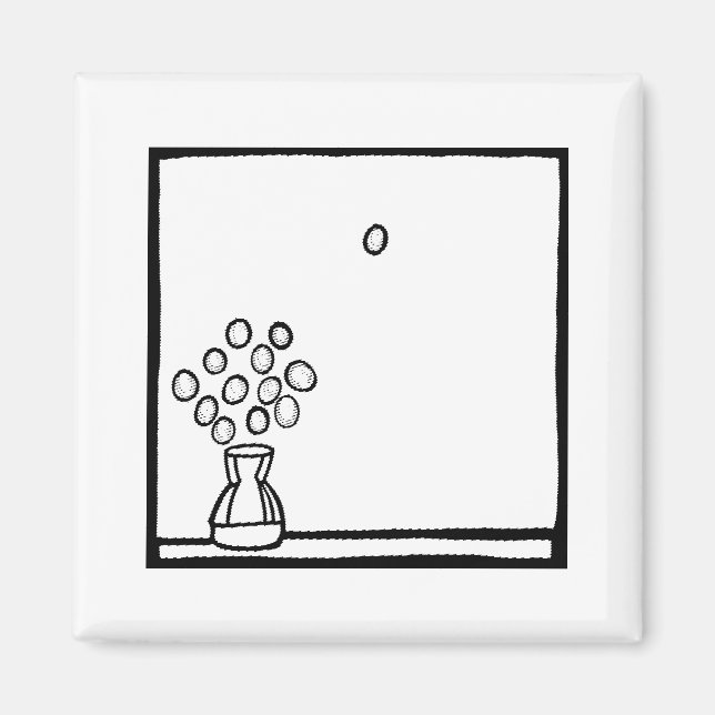 IMÃ COR-ME BUQUÊ DE UVAS DE GOMA DE BOLHA (Frente)