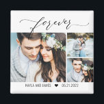 Imã Cor para sempre editável Salvar o ímã de fotos de<br><div class="desc">Os presentes fotográficos são os melhores presentes! Facilmente personalizado com seu texto e/ou fotos para uma aparência personalizada. Concebido por Berry Berry Sweet,  moderno Stationery e presentes personalizados. Visite nosso site em www.berryberrysweet.com para ver nossas linhas de produtos de cheio.</div>