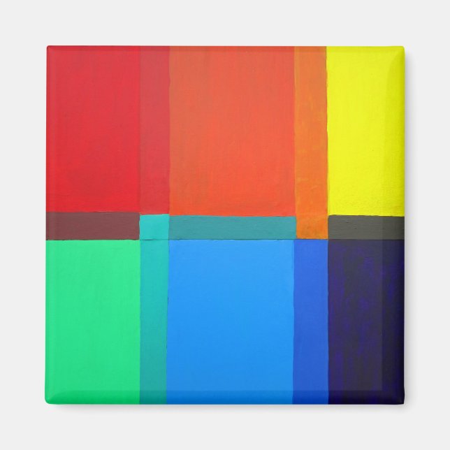 Imã Cor primária do terciário secundário. Design abstr (Frente)