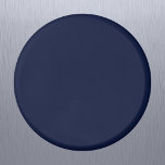 Imã Cor Sólida Azul do Marinho da Meia-Noite<br><div class="desc">Cor Sólida Azul do Marinho da Meia-Noite</div>