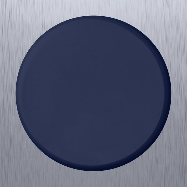 Imã Cor Sólida Azul do Marinho da Meia-Noite (Criador carregado)