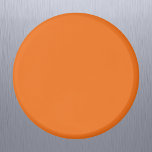 Imã Cor Sólida Laranja Elétrica<br><div class="desc">Cor Sólida Laranja Elétrica</div>