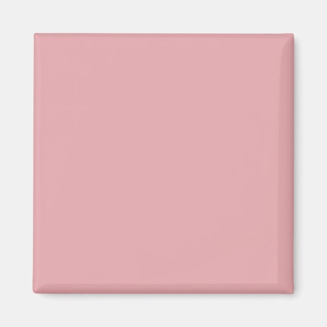 Imã Cor Sólida Rosa-Rosa Rosa | Clássico | Elegante (Frente)