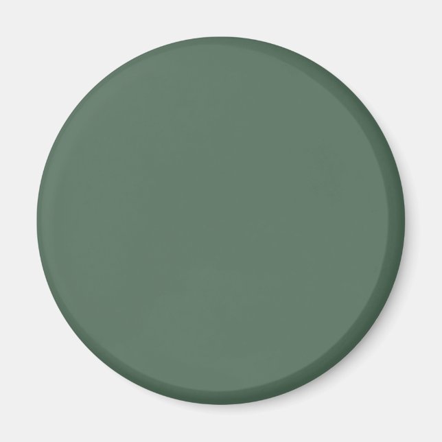 Imã Cor Sólida Verde Eucalyptus Dusty (Frente)