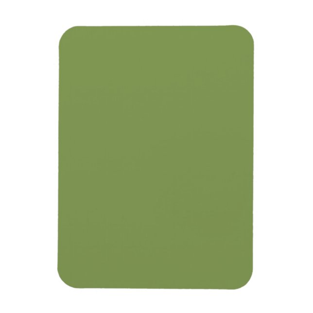 Ímã Cor Verde de Mosa Personalizar isto (Vertical)