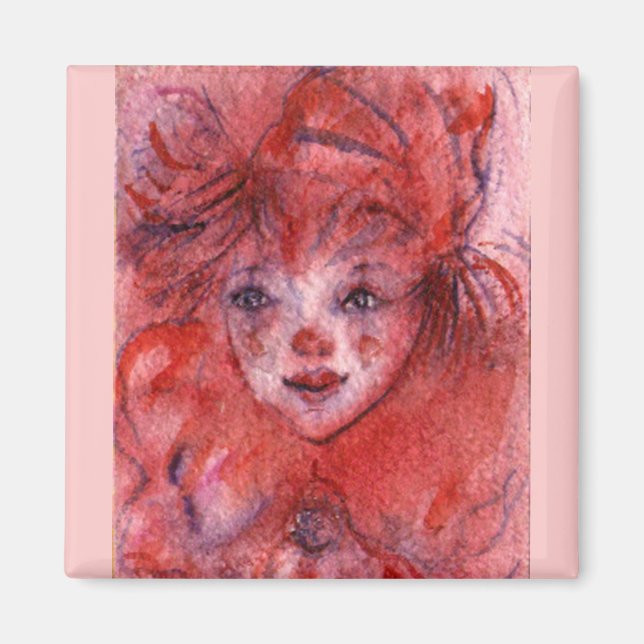 IMÃ COR VERMELHA (Frente)