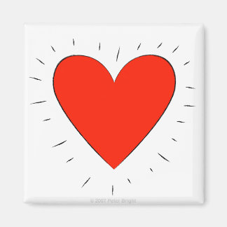 Imã Coração Adorável - Magnet