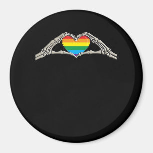 Imã Coração Ativo Mãos Ósseas