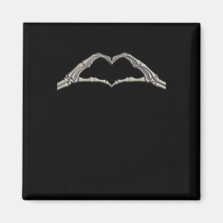 Imã Coração Ativo Mãos Ósseas