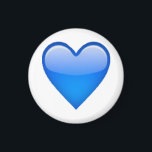 Imã Coração Azul - Emoji<br><div class="desc">Coração Azul - Emoji</div>