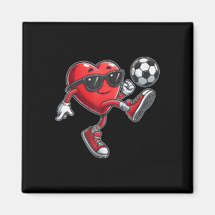 Imã Coração Bonito Jogando Futebol Dia de os namorados