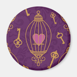 Imã Coração-chave-teste padrão