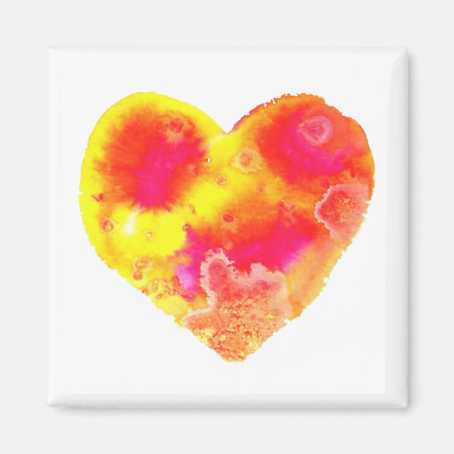 Imã Coração Cheerful (Frente)